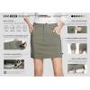 imageCQR Womens Casual Skirt UPF 50 Active Athletic Outdoor Skort with Shorts Hiking Golf Travel Casual Skorts with Pockets