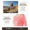 imageCQR Womens UPF 50 Long Sleeve UVSun Protection TShirt Outdoor Cool Dry Athletic Performance Hiking Shirts