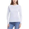 imageCQR Womens UPF 50 Long Sleeve UVSun Protection TShirt Outdoor Cool Dry Athletic Performance Hiking Shirts