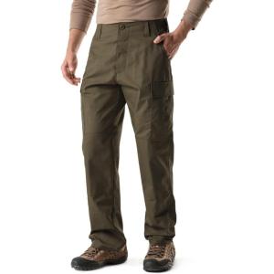 imageCQR Mens Tactical Combat Cargo Pants Water Resistant Ripstop Military Outdoor Hiking Work Apparel