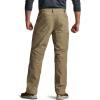 imageCQR Mens Winter Fleece Lined Pants WaterResistant Outdoor Stretch Work Pants Windproof Casual Pants with PocketsNylon Fleece Cargo Pale Khaki