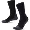 imageCQR 3 Pack Men and Women Wool Hiking Mid Calf Crew Socks Moisture Wicking Breathable Outdoor Tactical Cushion boot SocksRex Arc 10in Black