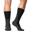 imageCQR 3 Pack Men and Women Wool Hiking Mid Calf Crew Socks Moisture Wicking Breathable Outdoor Tactical Cushion boot SocksRex Arc 10in Black