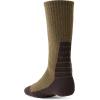 imageCQR 3 Pack Men and Women Wool Hiking Mid Calf Crew Socks Moisture Wicking Breathable Outdoor Tactical Cushion boot SocksRex Arc 10in Coyote Brown