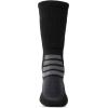 imageCQR 3 Pack Men and Women Wool Hiking Mid Calf Crew Socks Moisture Wicking Breathable Outdoor Tactical Cushion boot SocksRex Boot 10in Black