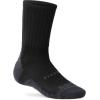 imageCQR 3 Pack Men and Women Wool Hiking Mid Calf Crew Socks Moisture Wicking Breathable Outdoor Tactical Cushion boot SocksRex Tac 85in Black