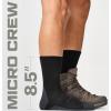 imageCQR 3 Pack Men and Women Wool Hiking Mid Calf Crew Socks Moisture Wicking Breathable Outdoor Tactical Cushion boot SocksRex Tac 85in Black