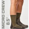 imageCQR 3 Pack Men and Women Wool Hiking Mid Calf Crew Socks Moisture Wicking Breathable Outdoor Tactical Cushion boot SocksRex Tac 85in Coyote Brown