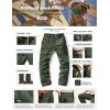 imageCQR Mens Quick Dry Work Pants Water Resistant Outdoor Tactical Pants Lightweight Stretch Cargo Hiking PantsDura Flex Print Olive Green