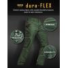 imageCQR Mens Quick Dry Work Pants Water Resistant Outdoor Tactical Pants Lightweight Stretch Cargo Hiking PantsDura Flex Print Olive Green