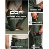 imageCQR Mens Quick Dry Work Pants Water Resistant Outdoor Tactical Pants Lightweight Stretch Cargo Hiking PantsDura Flex Print Olive Green