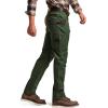 imageCQR Mens Quick Dry Work Pants Water Resistant Outdoor Tactical Pants Lightweight Stretch Cargo Hiking PantsDura Flex Print Olive Green