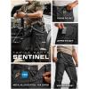 imageCQR Mens Utility Flex Cargo Pants ClassicFit Casual Stretch Work Pants Water Resistant Lightweight Tactical Hiking PantsSentinel Lib Black