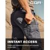 imageCQR Mens Utility Flex Cargo Pants ClassicFit Casual Stretch Work Pants Water Resistant Lightweight Tactical Hiking PantsSentinel Lib Charcoal