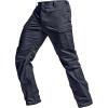 imageCQR Mens Utility Flex Cargo Pants ClassicFit Casual Stretch Work Pants Water Resistant Lightweight Tactical Hiking PantsSentinel Lib Operator Navy