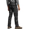 imageCQR Mens Utility Flex Cargo Pants ClassicFit Casual Stretch Work Pants Water Resistant Lightweight Tactical Hiking PantsTac Utility Camo Black