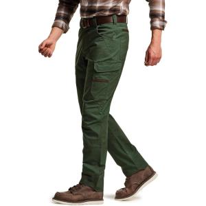 imageCQR Mens Quick Dry Work Pants Water Resistant Outdoor Tactical Pants Lightweight Stretch Cargo Hiking PantsDura Flex Print Olive Green