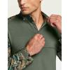 imageCQR Mens Combat Shirt Tactical 14 Zip Long Sleeve Military BDU Shirts Camo EDC Top with PocketsMilitary Print Shirts Marpat