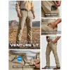 imageCQR Mens Motion Utility Casual Pants Regular Fit Lightweight Work Pants Water Resistant Outdoor Stretch Pants with PocketsVenture Lt Alamo Khaki
