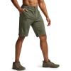 imageCQR Mens Quick Dry Stretch Hiking Cargo Shorts Lightweight Water Resistant Tactical Casual Golf amp Outdoor with PocketsHike Flex Khaki