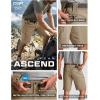 imageCQR Mens Quick Dry Stretch Hiking Cargo Shorts Lightweight Water Resistant Tactical Casual Golf amp Outdoor with PocketsPeak Alamo Khaki