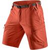 imageCQR Mens Quick Dry Stretch Hiking Cargo Shorts Lightweight Water Resistant Tactical Casual Golf amp Outdoor with PocketsPeak Burnt Orange