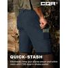 imageCQR Mens Quick Dry Stretch Hiking Cargo Shorts Lightweight Water Resistant Tactical Casual Golf amp Outdoor with PocketsRoutine Navy