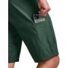 imageCQR Mens Quick Dry Stretch Hiking Cargo Shorts Lightweight Water Resistant Tactical Casual Golf amp Outdoor with PocketsShendo Trail WBelt Jade Green