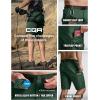 imageCQR Mens Quick Dry Stretch Hiking Cargo Shorts Lightweight Water Resistant Tactical Casual Golf amp Outdoor with PocketsShendo Trail WBelt Jade Green