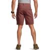 imageCQR Mens Stretch Utility Shorts Lightweight Quick Dry Casual Shorts Hiking Golf Cargo Shorts with Zipper PocketsSedona Rust