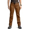 imageCQR Womens Flex Stretch Tactical Pants Water Resistant Ripstop Cargo Work Pants with Pockets for Outdoor amp HikingVanguard Copper Brown