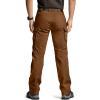 imageCQR Womens Flex Stretch Tactical Pants Water Resistant Ripstop Cargo Work Pants with Pockets for Outdoor amp HikingVanguard Copper Brown
