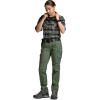 imageCQR Womens Flex Stretch Tactical Pants Water Resistant Ripstop Cargo Work Pants with Pockets for Outdoor amp HikingVanguard Green Kelp