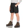 imageCQR Kids Youth Pull on Cargo Shorts Outdoor Camping Hiking Shorts Lightweight Elastic Waist Athletic Short with PocketsDriflex Black