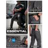imageCQR Mens Flex Lightweight Joggers Elastic Waist Drawstring Casual Pants Tapered Fit Water Resistant Outdoor Cargo PantsEssential Charcoal
