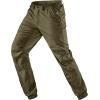 imageCQR Mens Flex Lightweight Joggers Elastic Waist Drawstring Casual Pants Tapered Fit Water Resistant Outdoor Cargo PantsEssential Soil Green