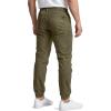 imageCQR Mens Flex Lightweight Joggers Elastic Waist Drawstring Casual Pants Tapered Fit Water Resistant Outdoor Cargo PantsEssential Soil Green