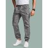 imageCQR Mens Flex Lightweight Joggers Elastic Waist Drawstring Casual Pants Tapered Fit Water Resistant Outdoor Cargo PantsSquad Stone
