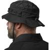imageCQR Mens Tactical Boonie Hat Breathable Packable Sun Hat for Hunting Hiking Fishing Shooting and Outdoor ActivitiesSentinel Black