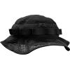 imageCQR Mens Tactical Boonie Hat Breathable Packable Sun Hat for Hunting Hiking Fishing Shooting and Outdoor ActivitiesSniper Black