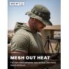 imageCQR Mens Tactical Boonie Hat Breathable Packable Sun Hat for Hunting Hiking Fishing Shooting and Outdoor ActivitiesSniper Soil Green
