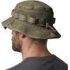 imageCQR Mens Tactical Boonie Hat Breathable Packable Sun Hat for Hunting Hiking Fishing Shooting and Outdoor ActivitiesSniper Soil Green