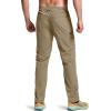 imageCQR Mens Lightweight Vent Hiking Pants WaterResistant amp Breathable Sports Outdoor Athletic Pants with Elastic WaistAscend Crux Alamo Khaki