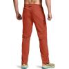 imageCQR Mens Lightweight Vent Hiking Pants WaterResistant amp Breathable Sports Outdoor Athletic Pants with Elastic WaistAscend Crux Burnt Orange