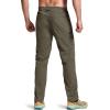 imageCQR Mens Lightweight Vent Hiking Pants WaterResistant amp Breathable Sports Outdoor Athletic Pants with Elastic WaistAscend Crux Sand Khaki