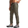 imageCQR Mens Lightweight Vent Hiking Pants WaterResistant amp Breathable Sports Outdoor Athletic Pants with Elastic WaistAscend Crux Sand Khaki