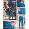 imageCQR Mens Lightweight Vent Hiking Pants WaterResistant amp Breathable Sports Outdoor Athletic Pants with Elastic WaistAscend Peak Glaucous