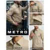 imageCQR Mens Long Sleeve Tactical Shirts Ripstop Military Work Shirts UPF 50 Breathable Button Down Outdoor Hiking ShirtMetro Khaki