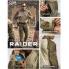 imageCQR Mens Tactical Combat Shirt 14 Zip Long Sleeve Breathable Military BDU Training Top for Shooting Hunting Range UseRaider Fractal Camo