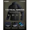 imageCQR Mens Tactical Combat Shirt 14 Zip Long Sleeve Breathable Military BDU Training Top for Shooting Hunting Range UseRaider Operator Navy